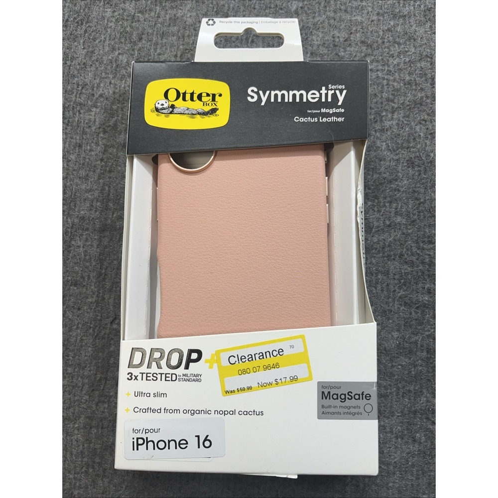 OtterBox‎ Apple iPhone 16 Symmetry Cactus Leather Series Case with MagSafe -